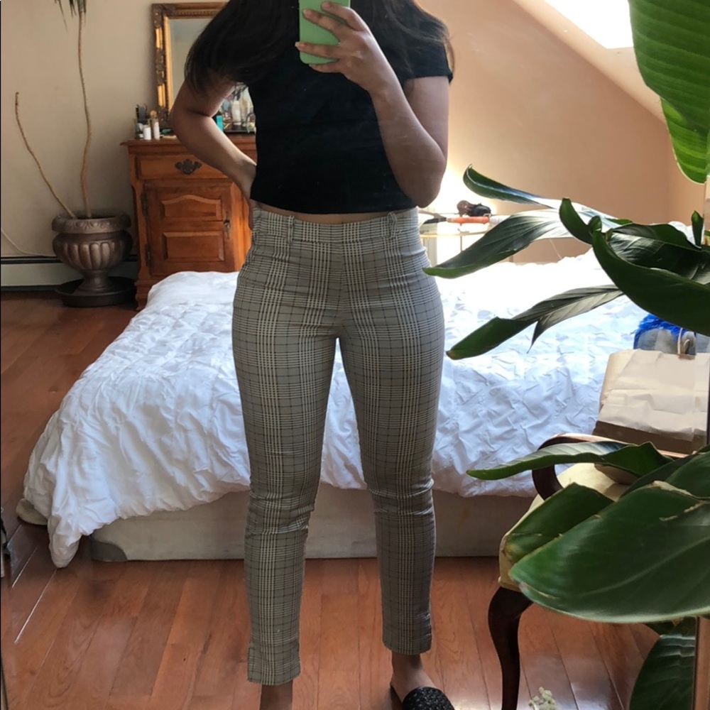 Checkered trousers